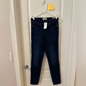NWT Madewell 10” High-Rise Skinny Jean